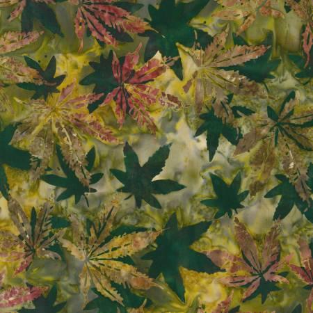 Artisan Batiks: Cannabis Sativa Earth