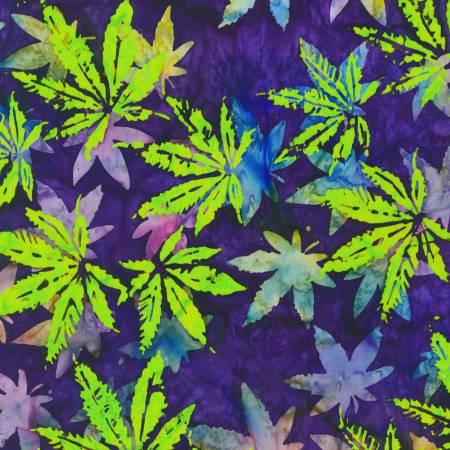 Artisan Batiks: Cannabis Sativa Lime