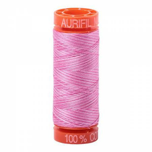Aurifil 50 wt Pink Variegated 3660 Bubblegum