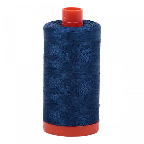 Aurifil 50 wt Thread Medium Delft Blue