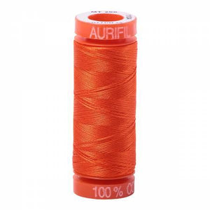 Aurifil 50 wt Thread Neon Orange 1104