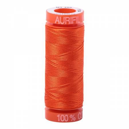 Aurifil 50 wt Thread Neon Orange