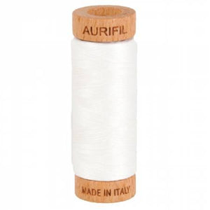 Aurifil 80 wt Thread Natural White