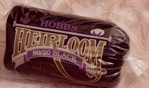 Batting Heirloom Premium Black 80/20 Blend 90" x 108"