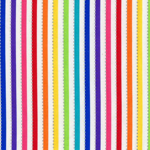 Be Colorful Rainbow Stripe on White