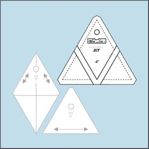 Bloc Loc Diamond In A Triangle 4x4"