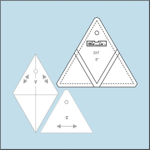 Bloc Loc Diamond In A Triangle 6x6"