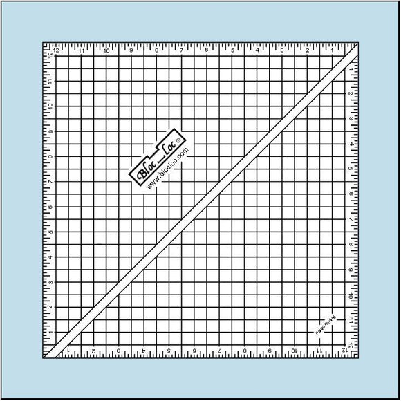 Bloc Loc Half Square Triangle Ruler 12.5