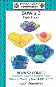 Bowls 2 Pattern and Paper Pieces Pack