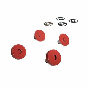 Brick Red Magnetic Snaps 3/4"