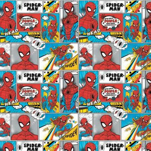 Bright Spider-Man Comic Strips Flannel