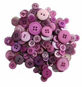Buttons Jar - Sour Grapes Purple