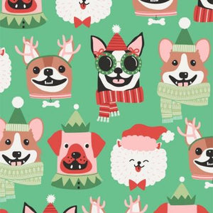 Canine Christmas Candy Green
