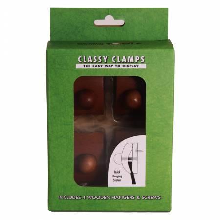 Classy Clamps Small Quilt Hangers Dark