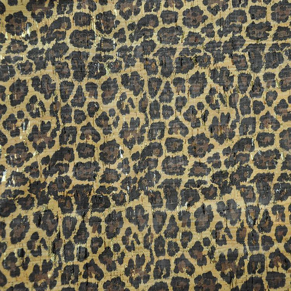 Cork Fabric 18x15 Leopard
