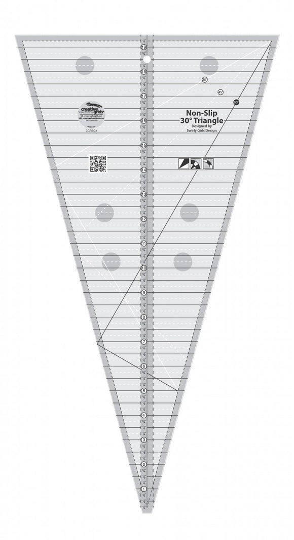 Creative Grids 30 Degree Triangle Quilt Ruler