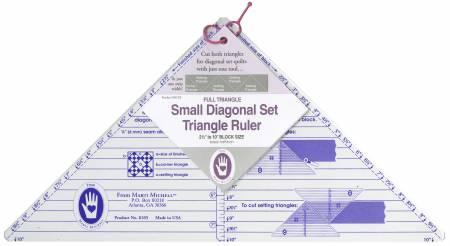 Diagonal Set Triangle Ruler 2 1/2 - 10 – 5 Little Monkeys
