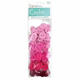 Favorite Findings Ombre Pink Buttons