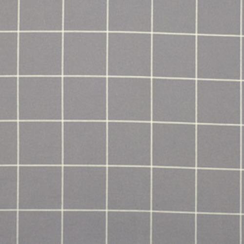 Flannel Grid Wall Gray