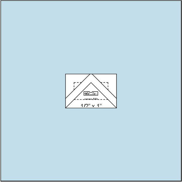 Bloc Loc Half Square Triangle Ruler 12.5 – 5 Little Monkeys Quilting
