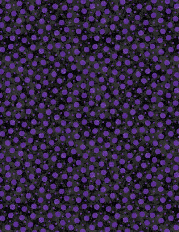 Frightful Night Dots Purple