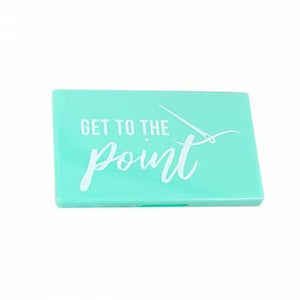 Get To The Point Teal Magnetic Needle Case