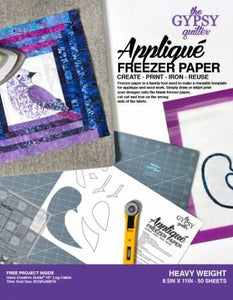 Gypsy Quilter Freezer Paper 8 1/2 x 11" 50 ct