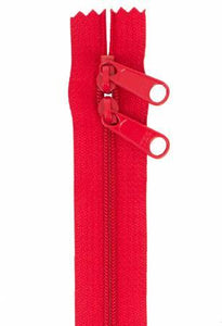 Handbag Zipper 40" Hot Red