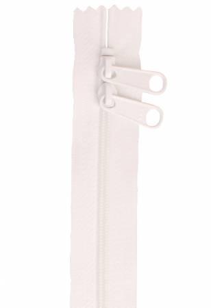 Handbag Zipper 40 inch White