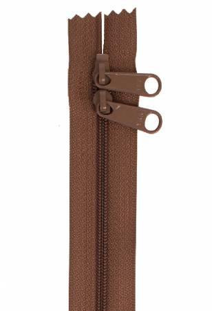 Handbag Zipper 40in Seal Brown
