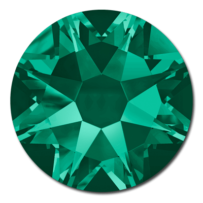 Hot Fix Crystal Emerald 4mm
