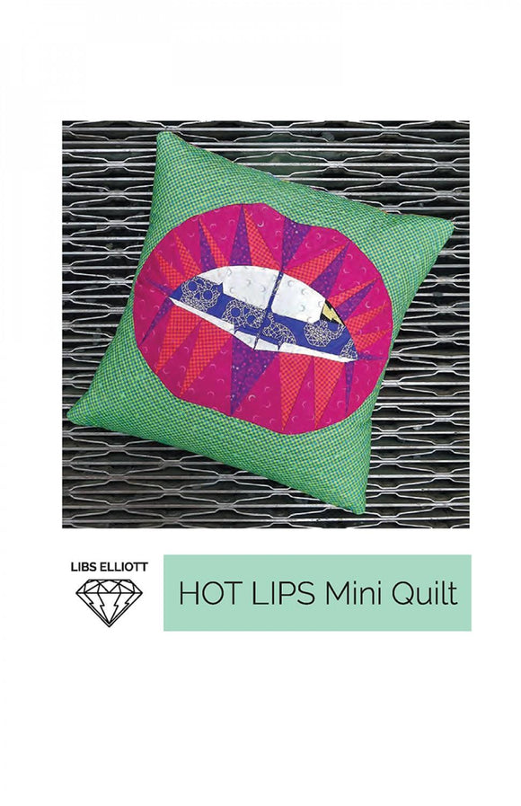 Hot Lips Mini Quilt Pattern