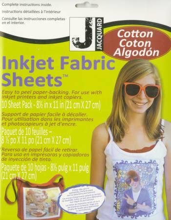 Inkjet Printable Cotton Fabric 10ct Package