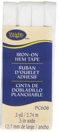 Iron-On Hem Tape White