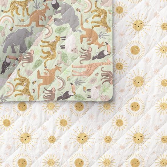 Jungle Baby Pre-Quilted Suns