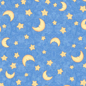 Lullaby Moon and Stars Minky
