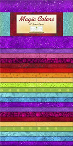 Magic Colors 2 1/2" Strip Set  Karat Gems