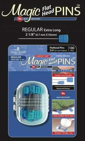 Magic Pins Flat Head Regular 100 pc