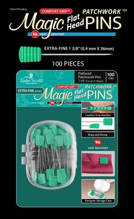 Magic Pins Flathead Patchwork Extra Fine 100pc
