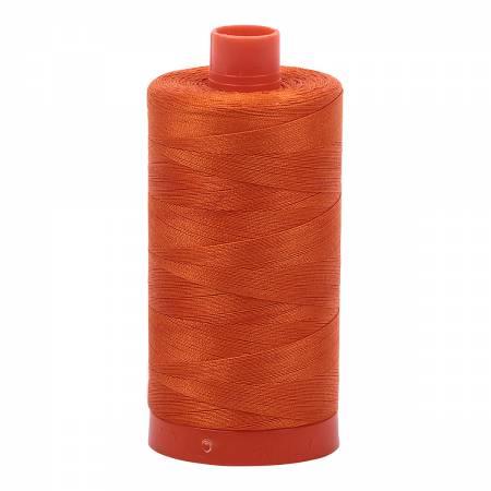 Mako Cotton Thread Solid 50wt 1422 yds Orange 2235