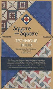Mini Square in a Square Technique Ruler