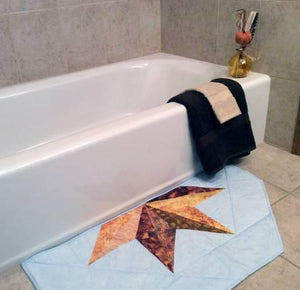 Plush Bathmat Quilt As You Go