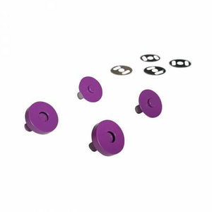 Purple Magnetic Snaps 3/4"
