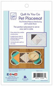 Quilt As You Go Pet Placemat Dogs