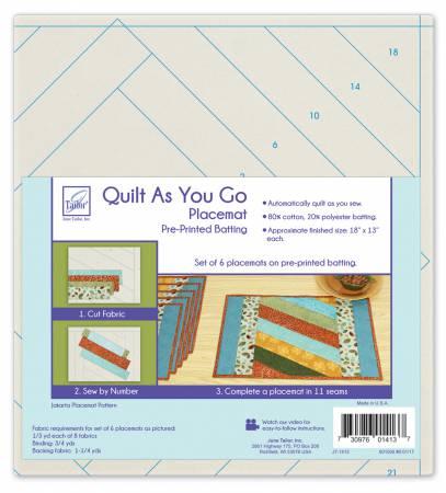 Quilt As You Go Placemats Jakarta