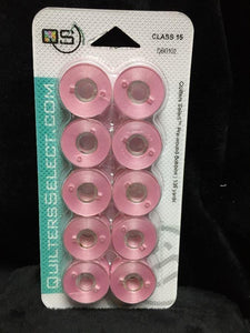 Quilters Select Bobbins 10 Light Pink 0102