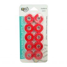 Quilters Select Bobbins 10 Ruby Red 0703