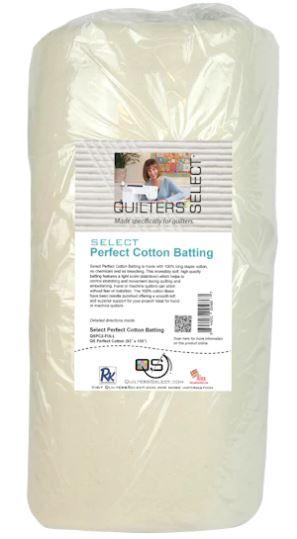 Quilter's Select Perfect Cotton Batting Full Size