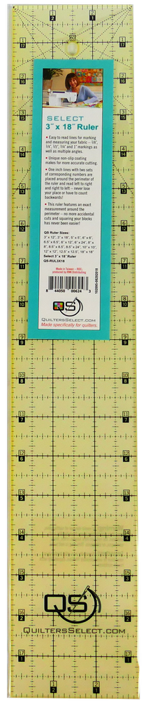Quilter's Select Quilting Ruler 3