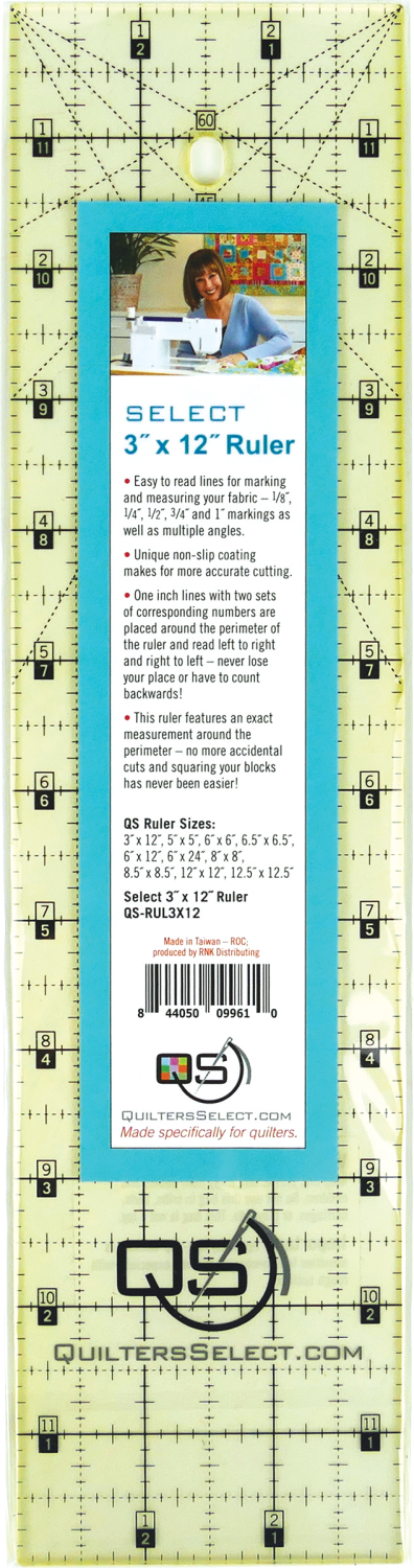 Quilter's Select Quilting Ruler 3